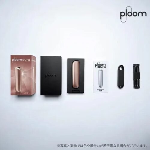 Ploom Aura 黑色|玫瑰 套裝｜SMART HEATFLOW 智慧熱流技術｜四種加熱模式｜Ploom X 專用主機