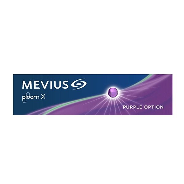 【MEVIUS Purple Option 藍莓爆珠】  日本七星 Ploom X 專用加熱菸彈｜整條 10 包