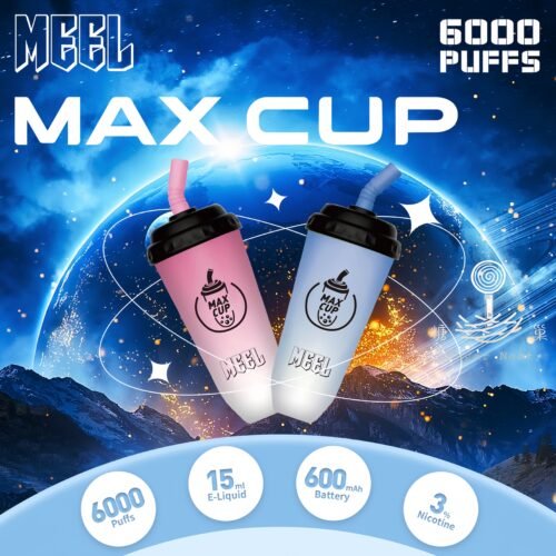 MEEL MAX CUP奶茶杯6000口 糖巢Sugar Nest 電子煙專賣店 https://mikeymcq4.com LINE ID: mikeymcq
