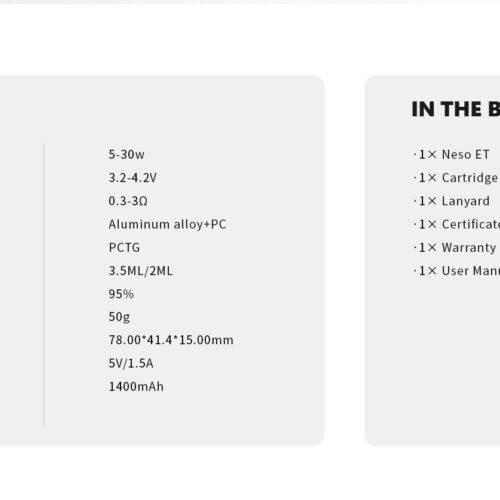 RINCOE NESO ET 主機 糖巢Sugar Nest 電子煙專賣店 https://mikeymcq4.com LINE ID: mikeymcq1