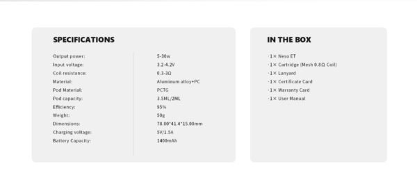 RINCOE NESO ET 主機 糖巢Sugar Nest 電子煙專賣店 https://mikeymcq4.com LINE ID: mikeymcq1